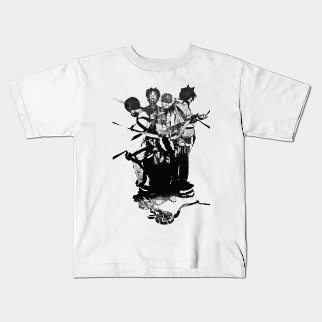 The Pharcyde Retro Kids T-Shirt by MuraiKacerStore